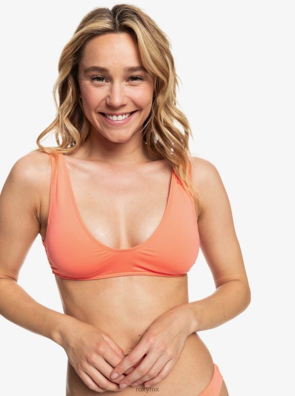 Roxy mujer Top de bikini de triángulo alargado Beach Classics 68XP0891
