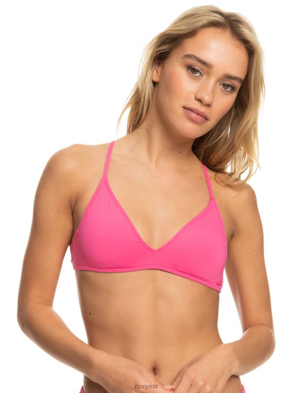 Roxy Mujer Top De Bikini De Tri Ngulo Cl Sico De Playa Xp