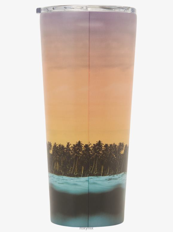 Roxy mujer corkcicle vaso de 24 oz botella de agua al atardecer 68XP0820