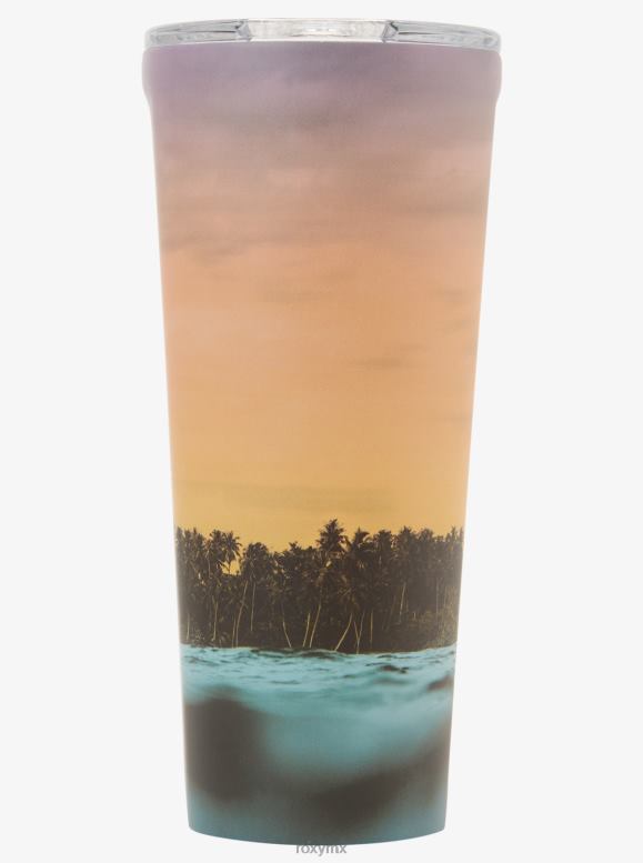 Roxy mujer corkcicle vaso de 24 oz botella de agua al atardecer 68XP0820