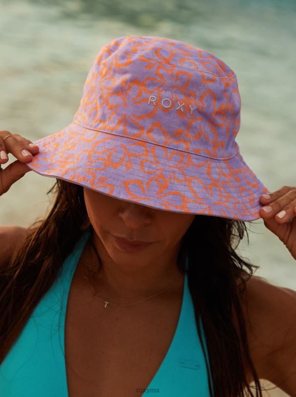 Roxy mujer sombrero de pescador reversible jasmine paradise 68XP01153