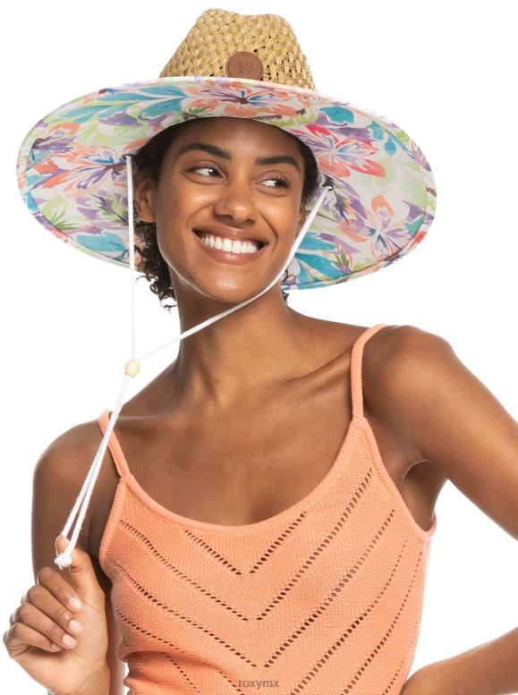 Roxy mujer sombrero para el sol estampado piña a mi colada 68XP01181