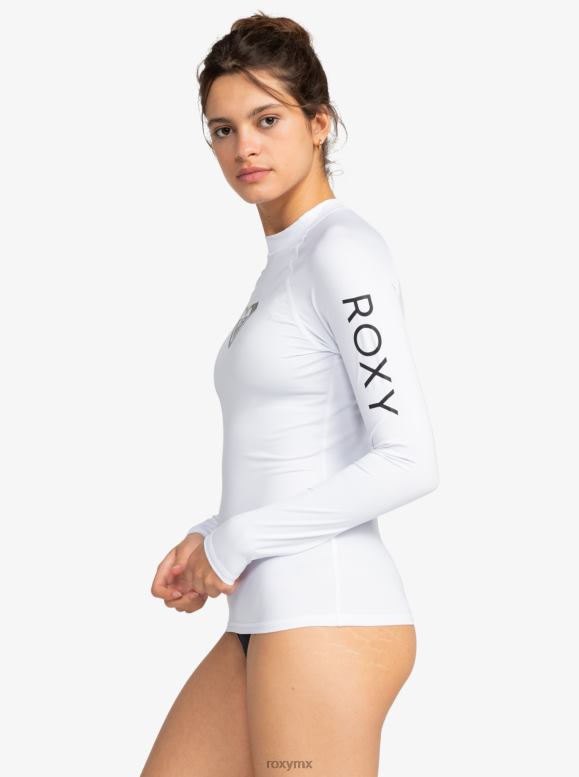 Roxy mujer Rashguard upf 50 de manga larga de todo corazón 68XP0665