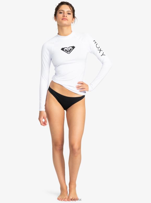 Roxy mujer Rashguard upf 50 de manga larga de todo corazón 68XP0665