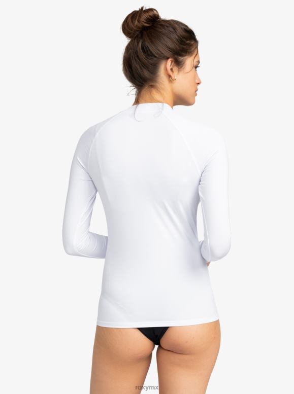 Roxy mujer Rashguard upf 50 de manga larga de todo corazón 68XP0665