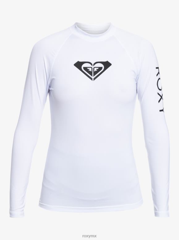 Roxy mujer Rashguard upf 50 de manga larga de todo corazón 68XP0665