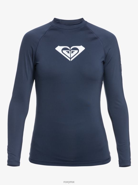 Roxy mujer Rashguard upf 50 de manga larga de todo corazón 68XP0737