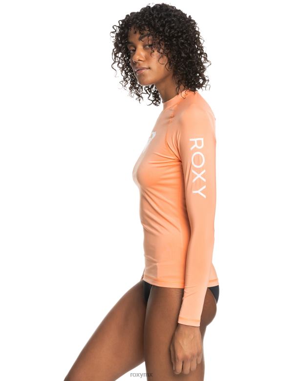 Roxy mujer Rashguard upf 50 de manga larga de todo corazón 68XP0874
