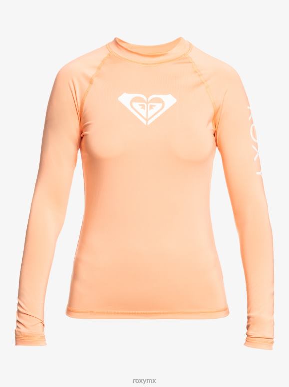 Roxy mujer Rashguard upf 50 de manga larga de todo corazón 68XP0874