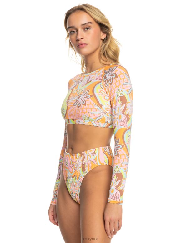 Roxy mujer rashguard corto de manga larga delic 68XP0689
