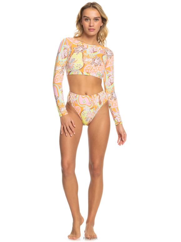 Roxy mujer rashguard corto de manga larga delic 68XP0689