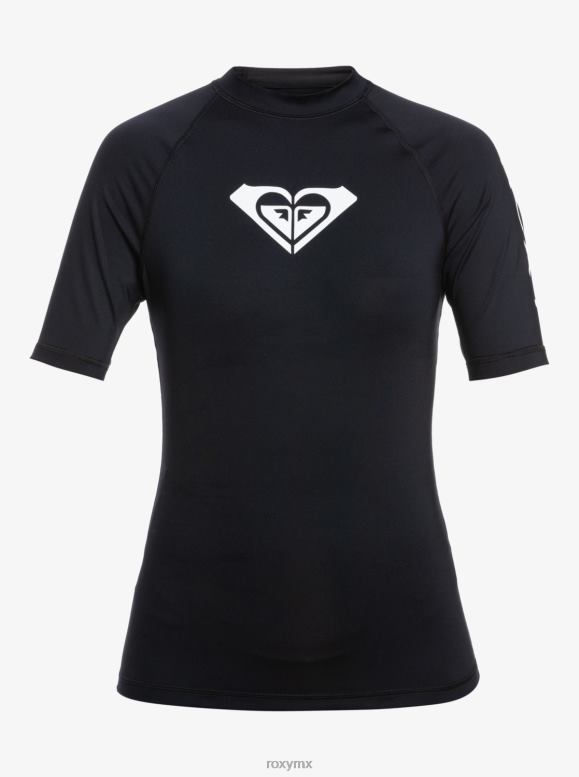 Roxy mujer rashguard de manga corta upf 50 de todo corazón 68XP0746
