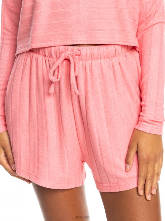 Roxy mujer atrápame si puedes pantalones cortos de canalé ancho 68XP0392