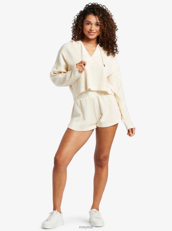 Roxy mujer drop a wave sudadera corta shorts 68XP0128