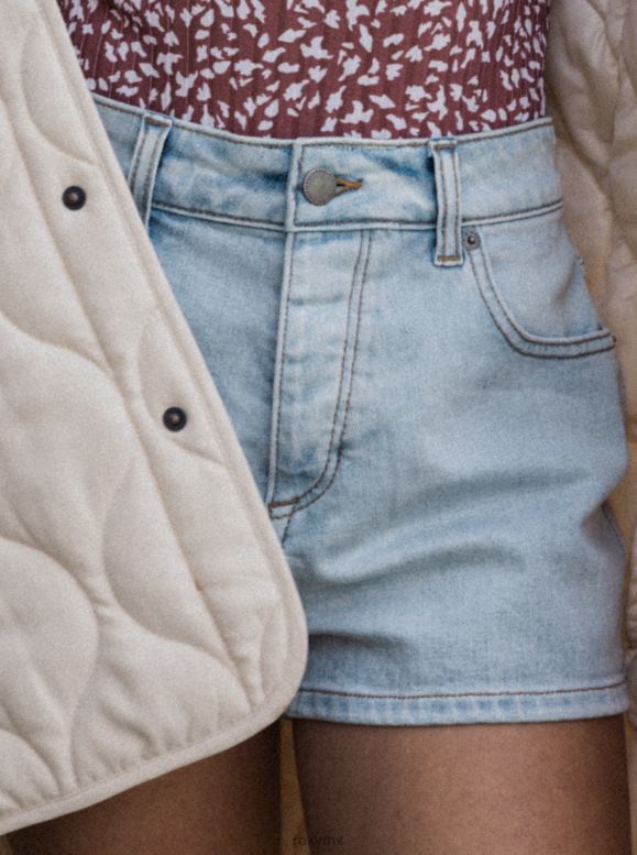 Roxy mujer llámame pantalones cortos de mezclilla 68XP0464