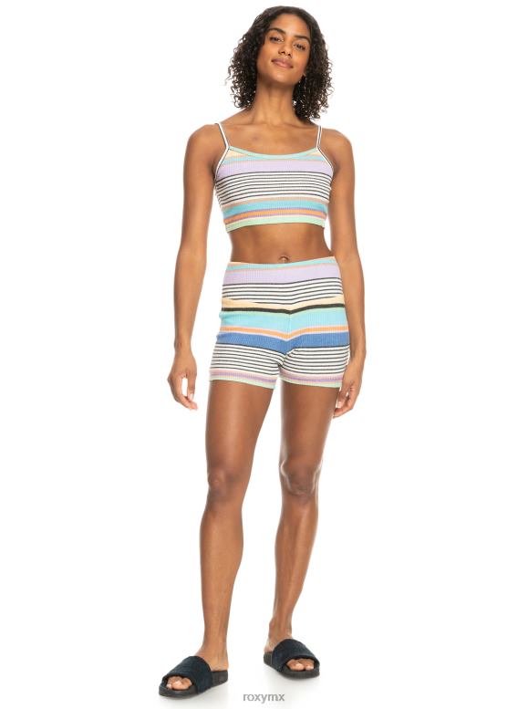 Roxy mujer mejores pantalones cortos de punto acanalado para la mejor hora del día 68XP0228