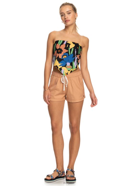 Roxy mujer nuevos pantalones cortos de cintura elástica amor imposible 68XP0283