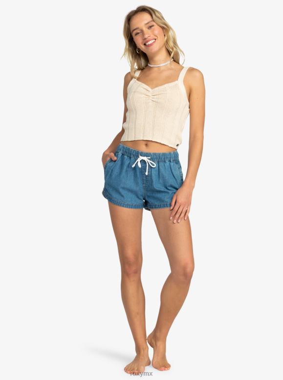Roxy mujer nuevos pantalones cortos de mezclilla imposibles 68XP0280