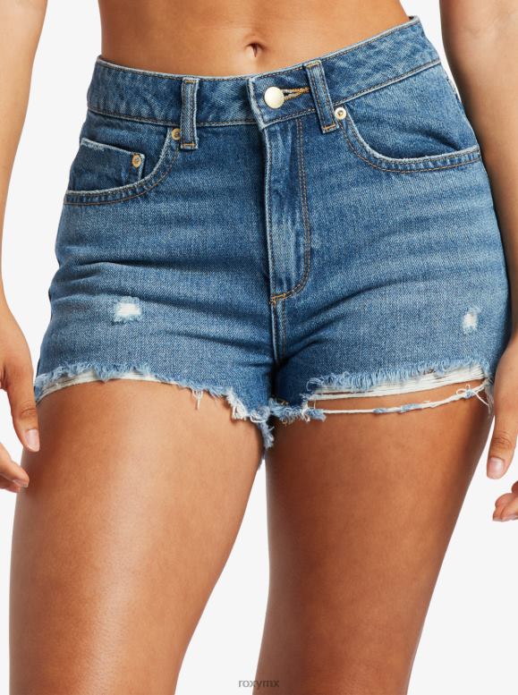 Roxy mujer nuevos shorts de mezclilla hinchados 68XP032
