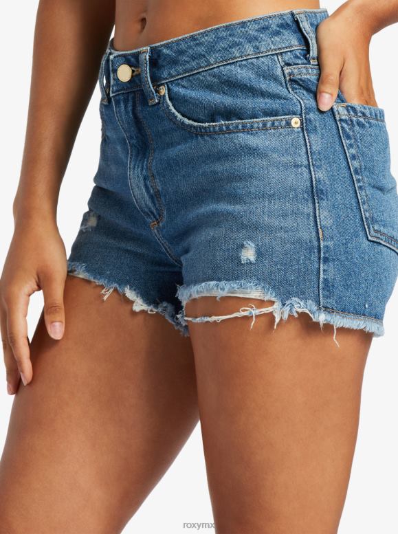 Roxy mujer nuevos shorts de mezclilla hinchados 68XP032