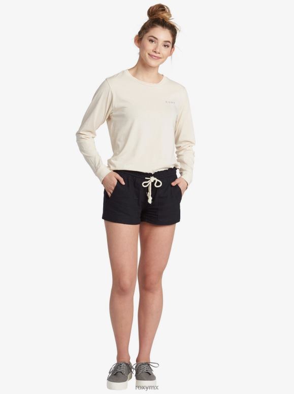 Roxy mujer shorts con cintura elástica Oceanside 68XP0237