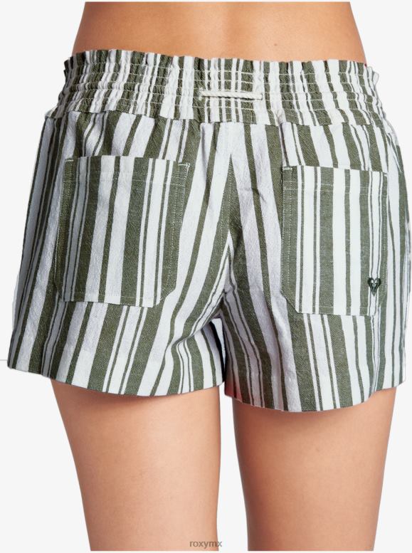 Roxy mujer shorts con cintura elástica Oceanside 68XP0316