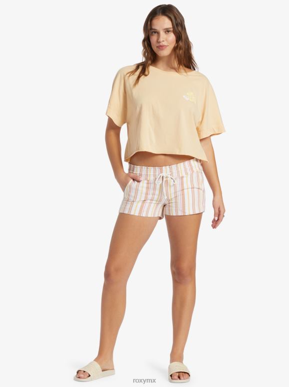 Roxy mujer shorts con cintura elástica Oceanside 68XP0371