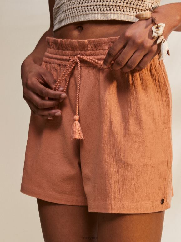 Roxy mujer shorts de cintura alta con dulces souvenirs 68XP0401