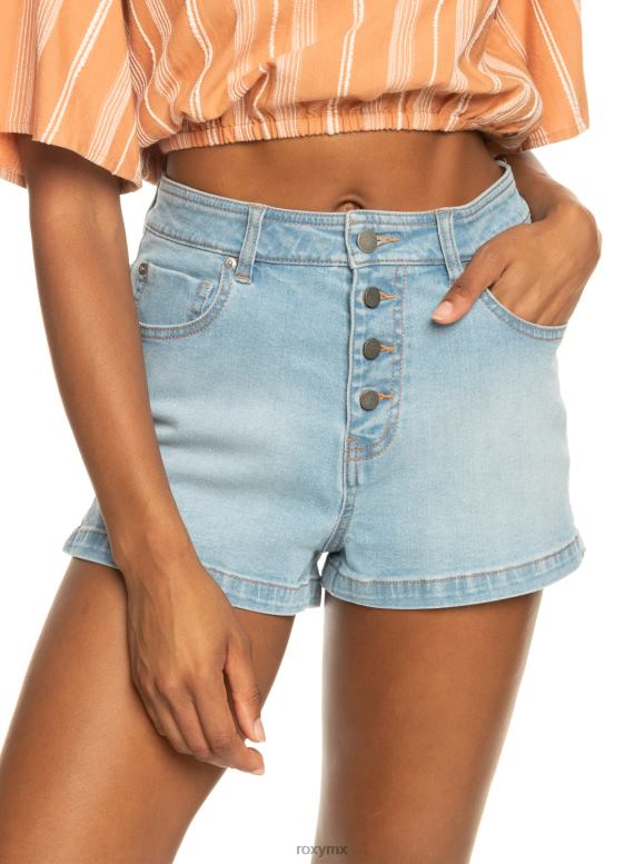 Roxy mujer shorts de mezclilla con cintura alta 68XP0522