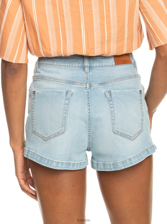 Roxy mujer shorts de mezclilla con cintura alta 68XP0522