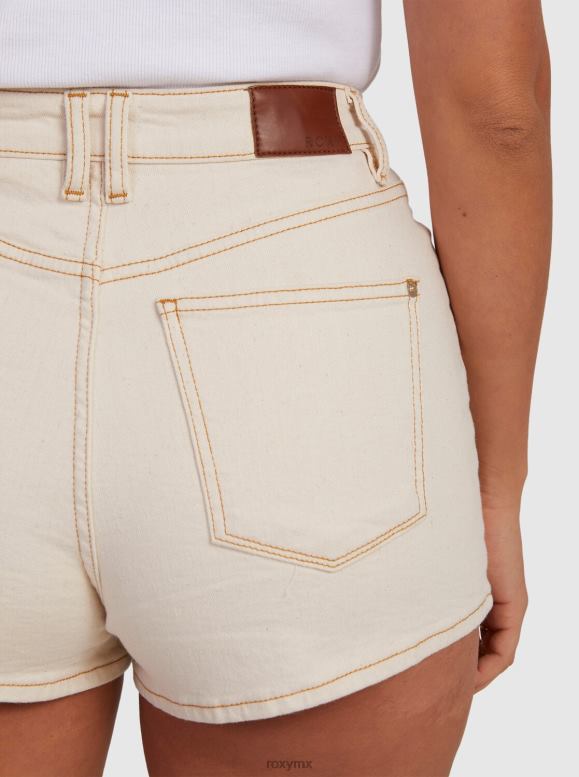 Roxy mujer shorts de mezclilla natural chlo 68XP0135
