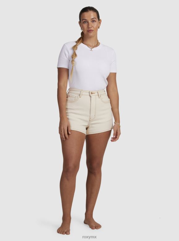 Roxy mujer shorts de mezclilla natural chlo 68XP0135