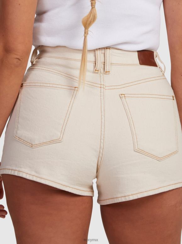 Roxy mujer shorts de mezclilla natural chlo 68XP0135