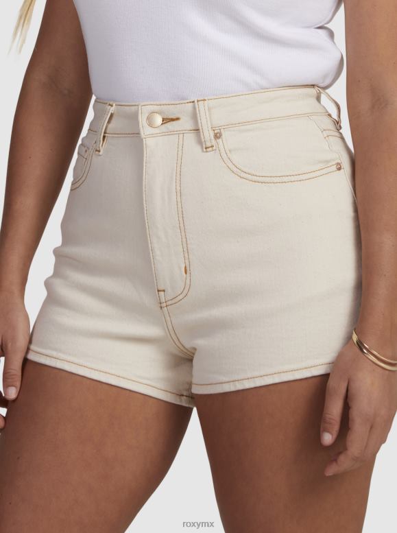 Roxy mujer shorts de mezclilla natural chlo 68XP0135