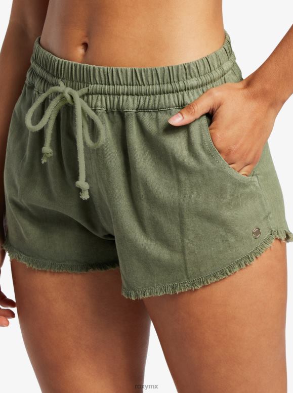 Roxy mujer shorts elásticos ruta escénica 68XP039