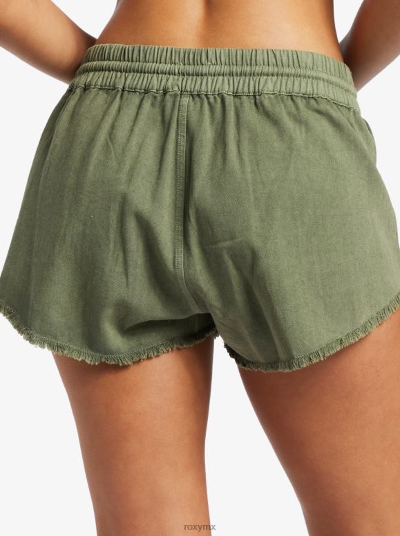 Roxy mujer shorts elásticos ruta escénica 68XP039