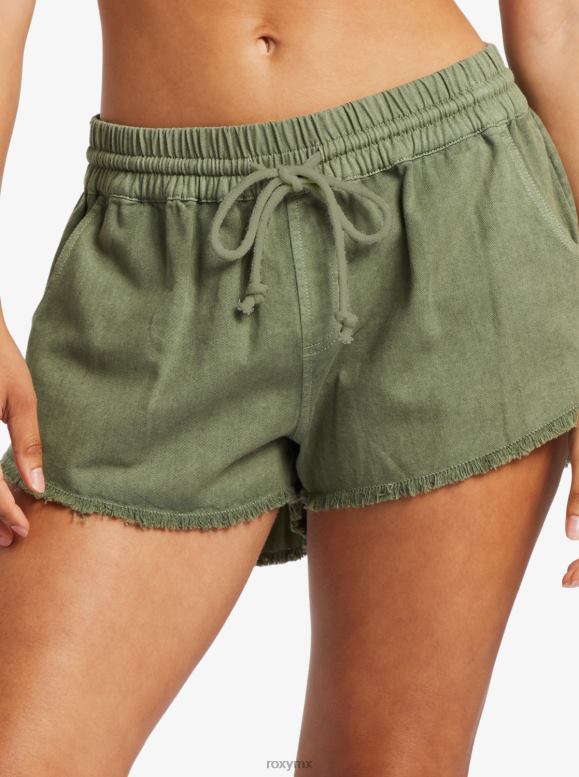 Roxy mujer shorts elásticos ruta escénica 68XP039