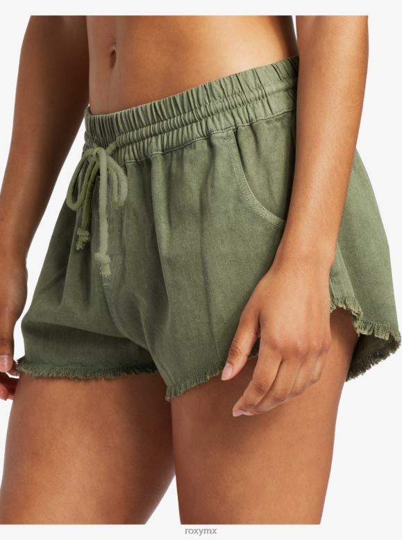 Roxy mujer shorts elásticos ruta escénica 68XP039
