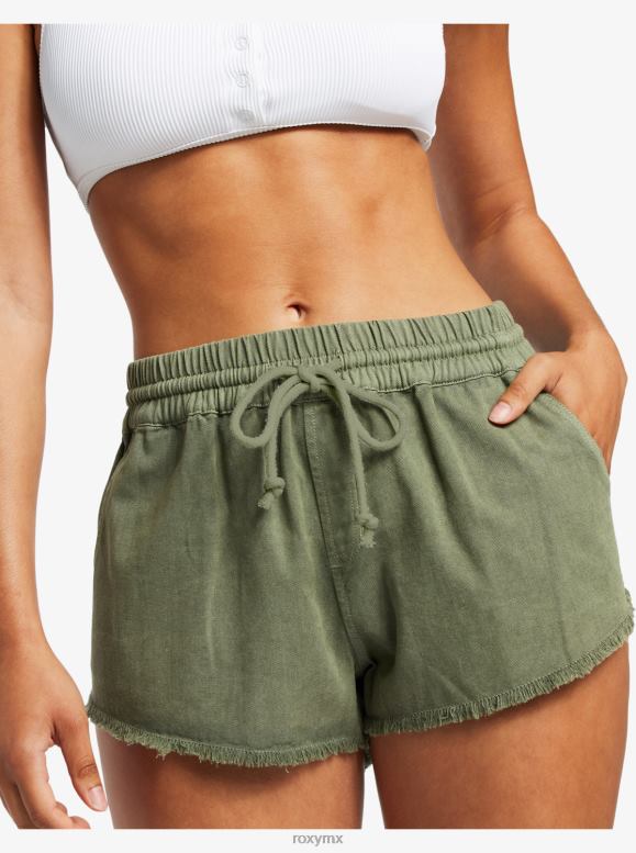Roxy mujer shorts elásticos ruta escénica 68XP039