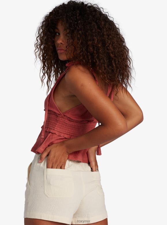 Roxy mujer shorts no denim de talle alto Oceanside 68XP0324