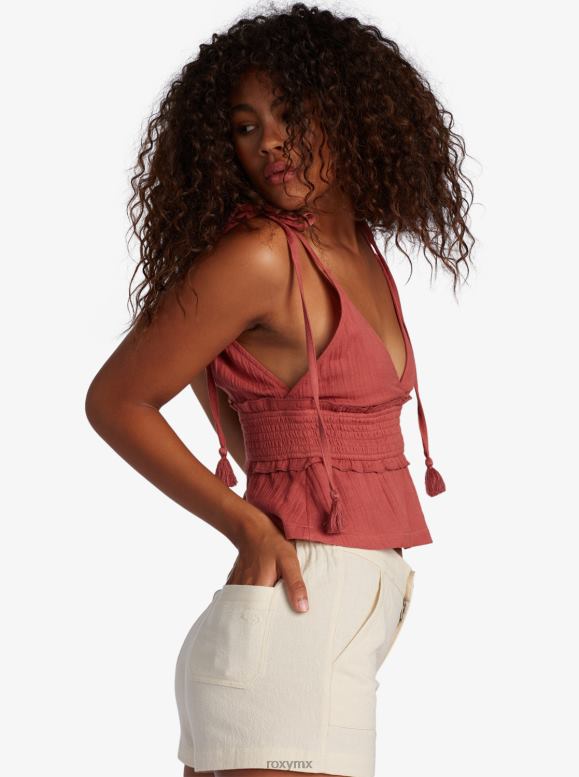 Roxy mujer shorts no denim de talle alto Oceanside 68XP0324