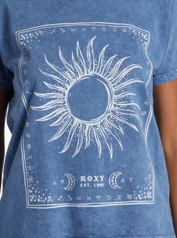 Roxy mujer camiseta celeste oversize 68XP0288