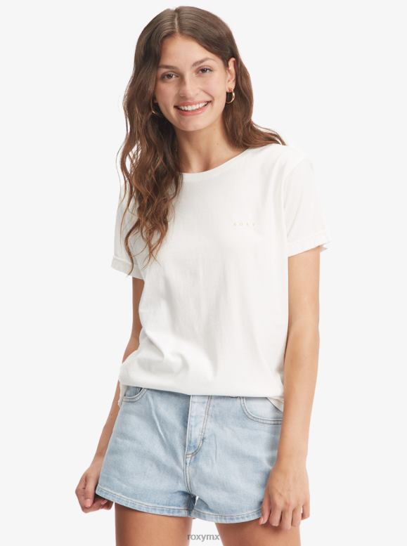 Roxy mujer camiseta con lineas de palmeras 68XP0565