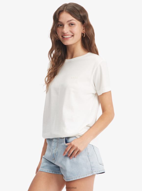 Roxy mujer camiseta con lineas de palmeras 68XP0565