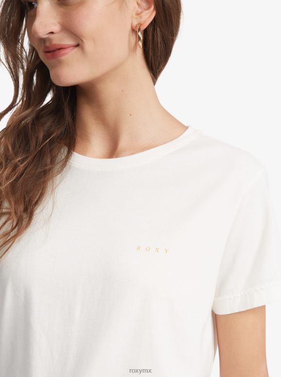 Roxy mujer camiseta con lineas de palmeras 68XP0565