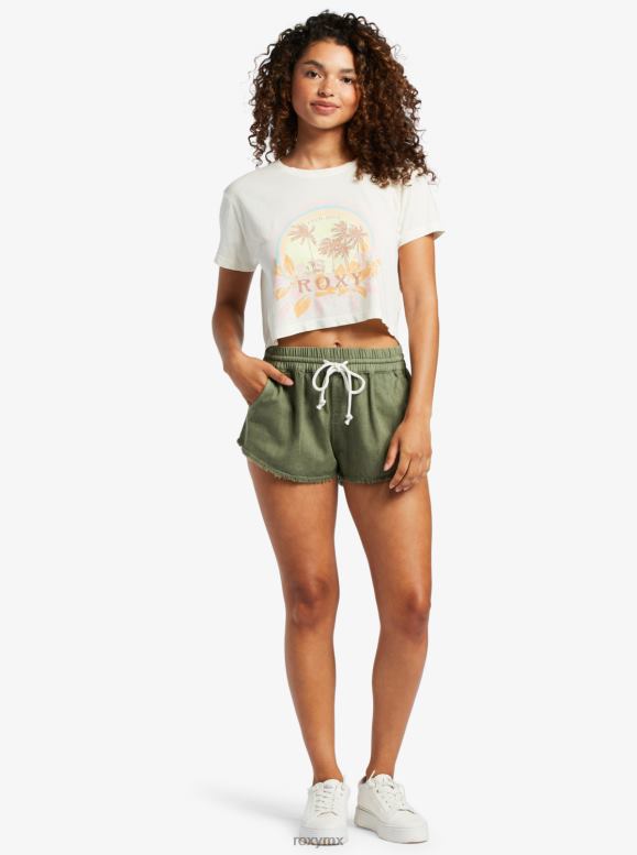 Roxy mujer camiseta corta momento haleiwa 68XP055