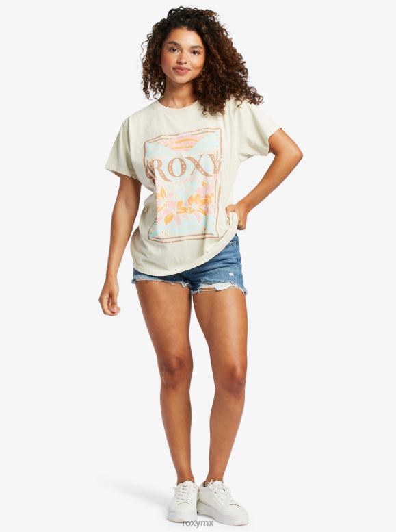 Roxy mujer camiseta oversize con motivo de rayas 68XP035