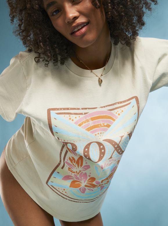 Roxy mujer camiseta oversize con motivo de rayas 68XP035