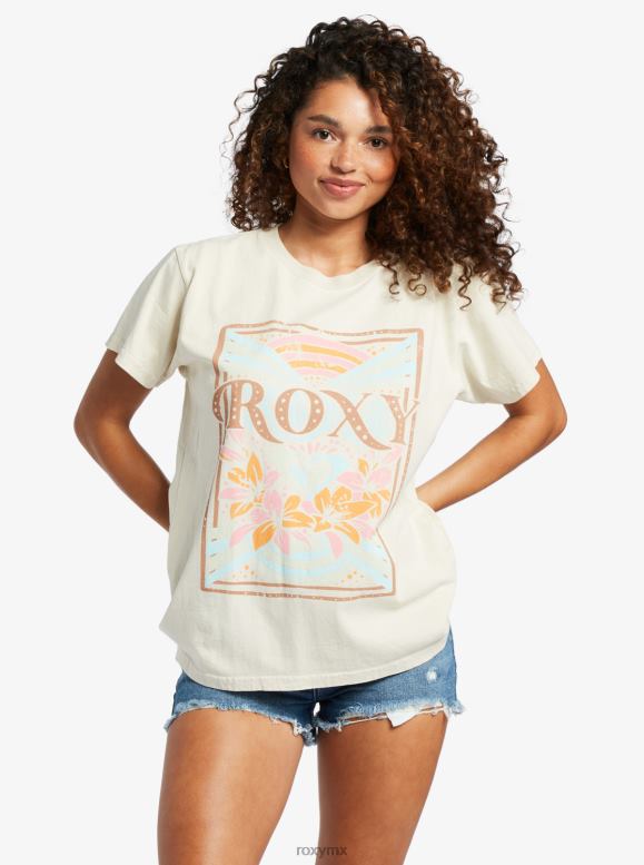 Roxy mujer camiseta oversize con motivo de rayas 68XP035