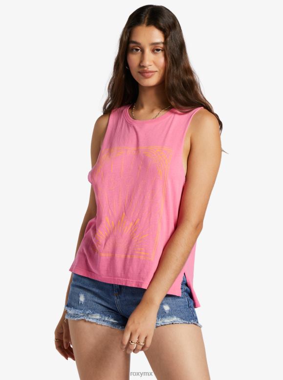 Roxy mujer levántate camiseta sin mangas 68XP088